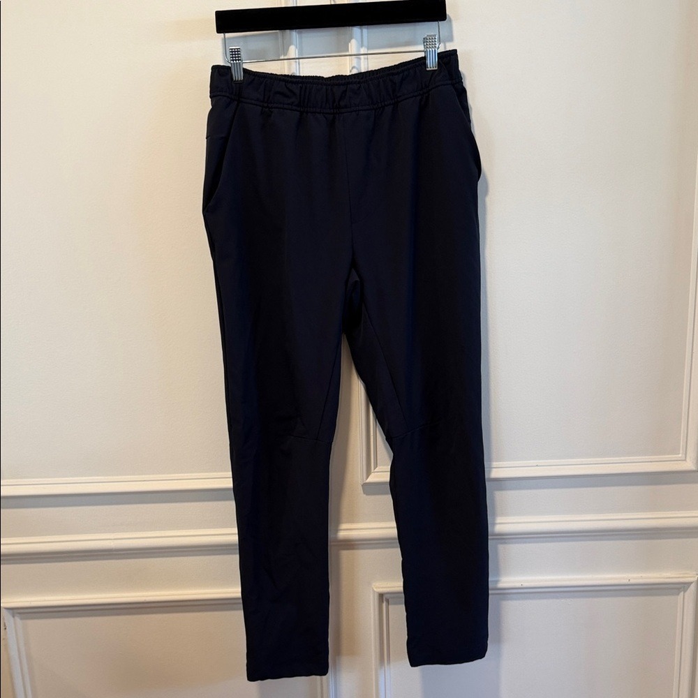 MSX by Michael Strahan Athletic Joggers M Black Stretch Zip Pocket Activewear